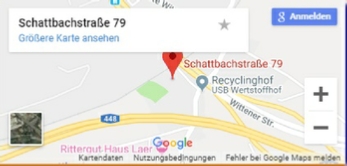Anfahrt - Wegbeschreibung zum Dachdecker Bochum (DKF)